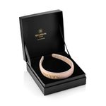 Balmain Hair Ободок беж Limited Edition Headband с 18-каратным золотым напылением