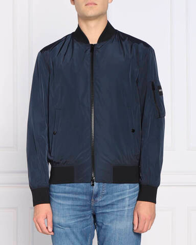 куртка бомбер costia1 BOSS BLACK - темно-синий(50479241)