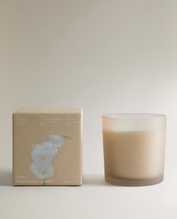 Zara Home Ароматическая свеча Orchid e Lumi re, 350 г, аромат для дома