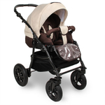 Коляска SERENADE 20 2в1 (Smile Line) (Se 28 (коричневый+бежевый))