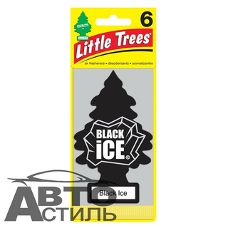 Ароматизатор сухой Little Trees (Ёлочка) - Черный Лед/Black Ice #PRO0828X