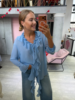 Блуза Flow голубой