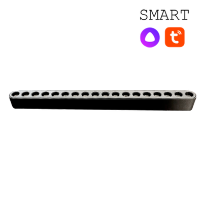 CLARUS SMART Магнитный ультратонкий трековый светильник AKCENT черный, 18W, 2700~6000K, 50 шт