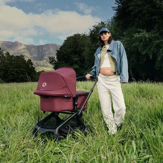 Коляска 2 в 1 Bugaboo Fox 5 Renew complete (Black/Dark Cherry/Dark Cherry)