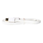 Кабель USB - Type-C Remax RC-048a (3A, плоский) Белый