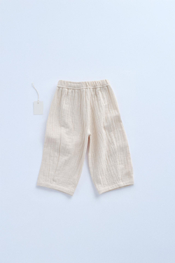 ZARA БРЮКИ BALLOON С РЕЛЬЕФНЫМ УЗОРОМ — TIMELESZ, ЭКРЮ