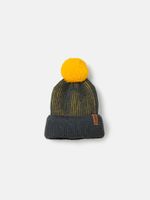 Шапка из смесовой шерсти "Горчица" 7+
