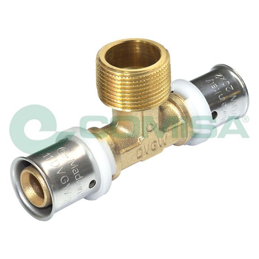 Тройник пресс НР 16 х 1/2" Comisa (Италия) 87.22.160
