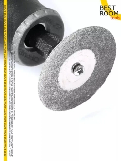 Алмазный диск для гравера 10 шт D20mm. и 2 штока 3 мм. Пильный круг с алмазным напылением.