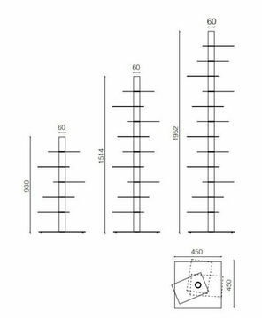 дизайнерский шкаф  ROTOR ( by Steel Art )