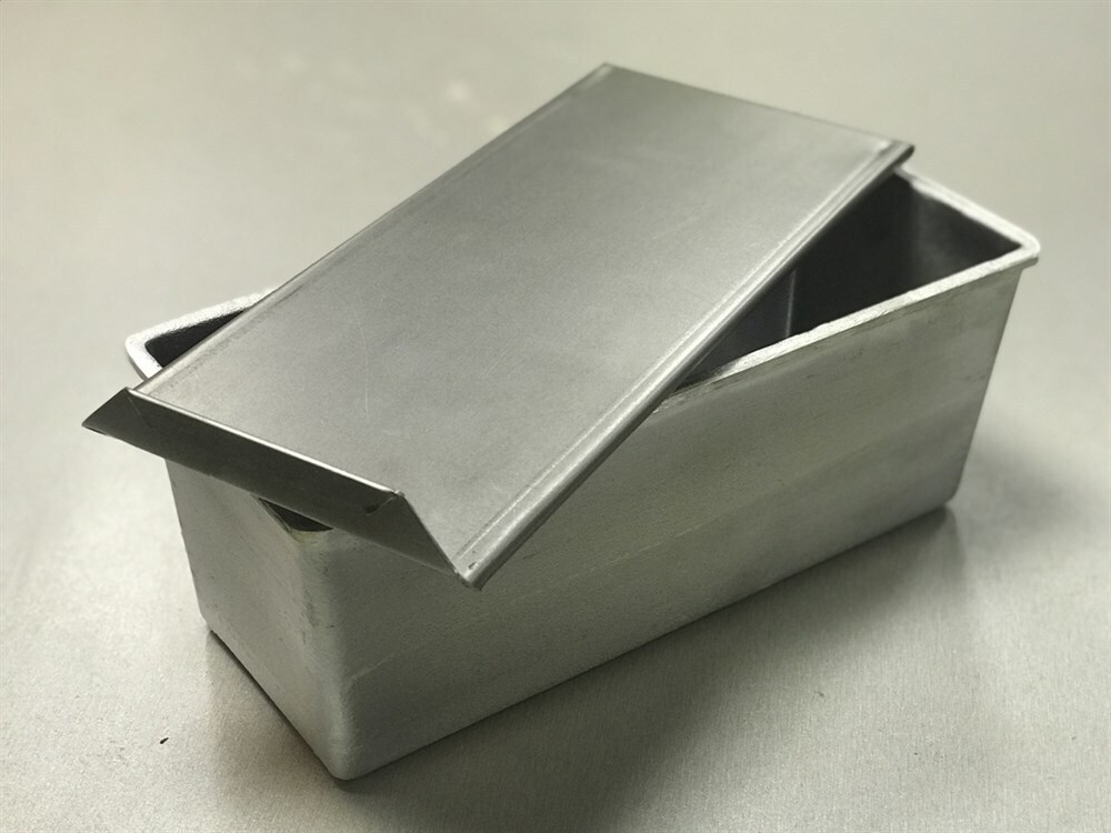 Тостерная форма для выпечки хлеба с крышкой 290х95х95 мм