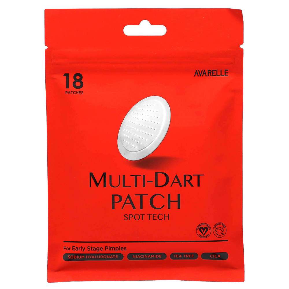 Avarelle, Multi-Dart Patch, патчи для точечного применения, 18 шт.