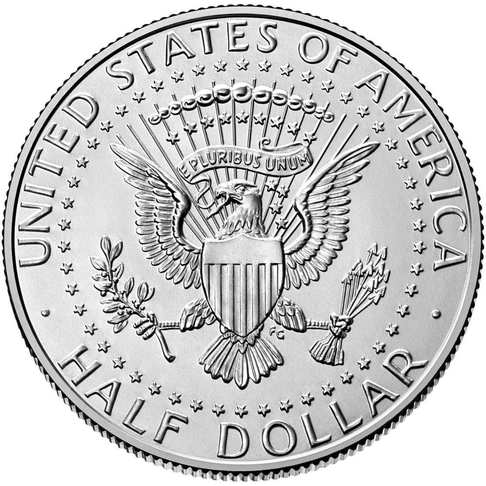 50 центов 2021 год Кеннеди (P), США. UNC
