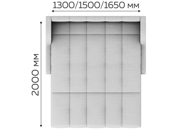 Прямой диван-кровать Алекс-2