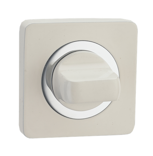 Завертка квадрат Ренц INBK 02 MSW/CP, цвет супер белый матовый/хром к ручкам Фиоре, Арона, Катания, INDH 95-02 MSW/CP Лана (гарантия - 12 месяцев)