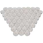 Свечи чайные в наборе 50 шт «Белоснежная классика», Белый