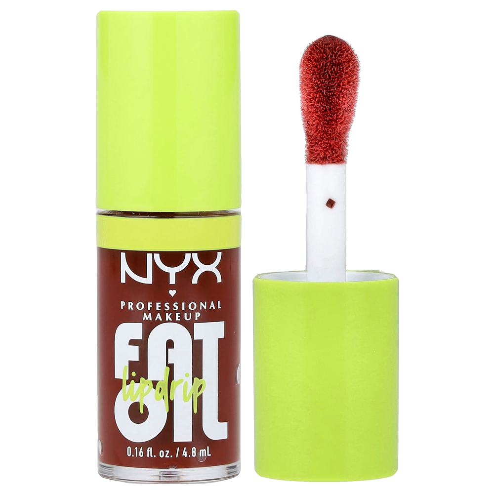 NYX Professional Makeup, Капля для губ с жирным маслом, 08 Status Update, 4,8 мл (0,16 жидк. Унции)