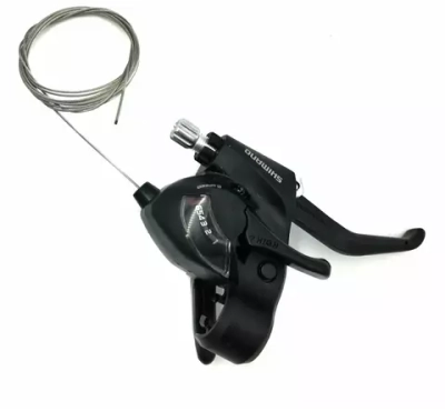 Перекл-ль TOURNEY ASTEF41R6AL 2-4016 шифтер+торм. ручка (2пальца) 6скор. правый черный SHIMANO