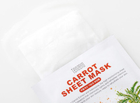 Тканевая маска с экстрактом Моркови Tenzero Carrot Sheet Mask 5шт