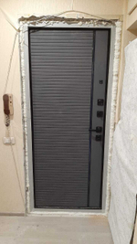 Дверь входная Лабиринт Нью-Йорк 22 Графит софт металлическая