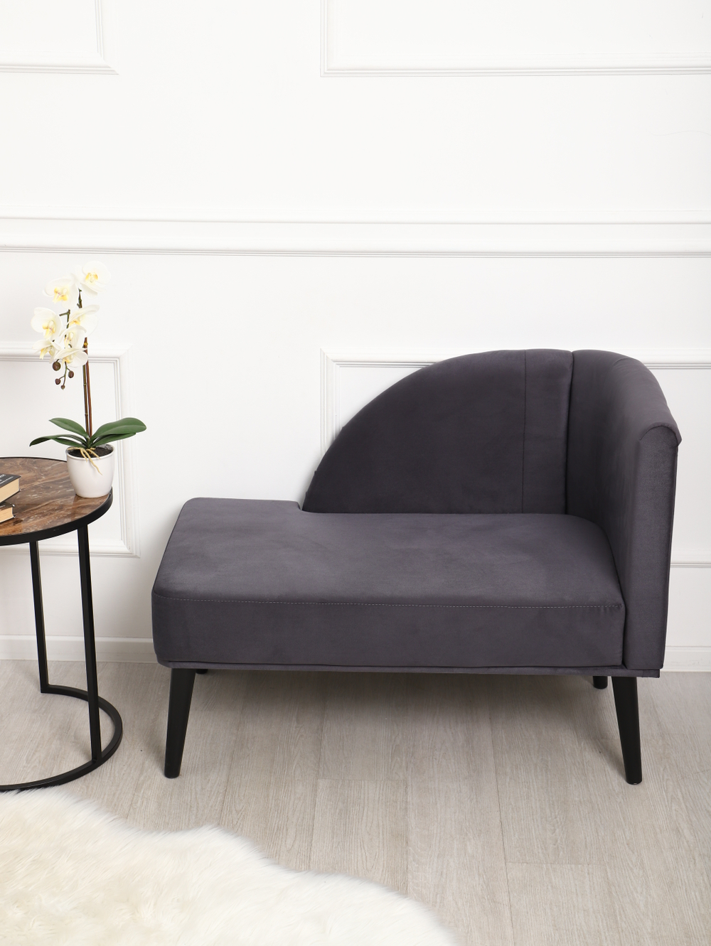 Кушетка Berger графит/венге