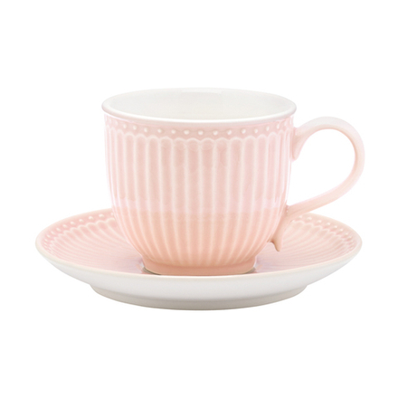 Чайная пара Alice pale pink