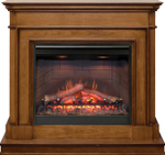 Каминокомплект Newport - Орех с очагом Symphony 26'' DF2608-INT