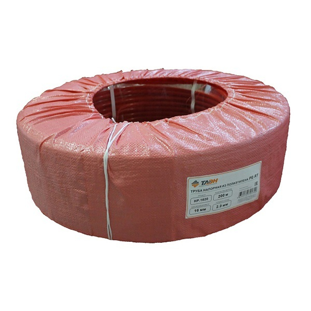 Труба из сшитого полиэтилена PE-RT 16х2,0 TAEN бухта 200 м