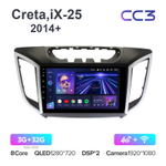 Teyes CC3 9"для Hyundai Creta, iX-25 2014+