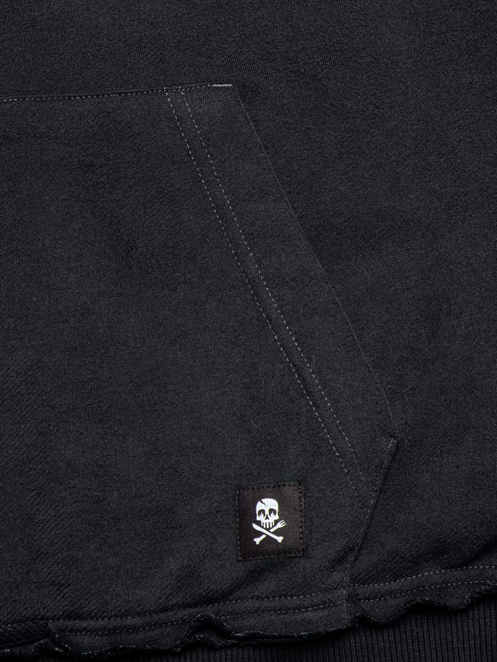 Толстовка Hardlunch Crew с коротким рукавом темно-серая