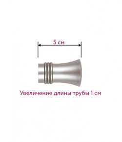 Наконечник для кованного карниза Цилиндр D 16/19