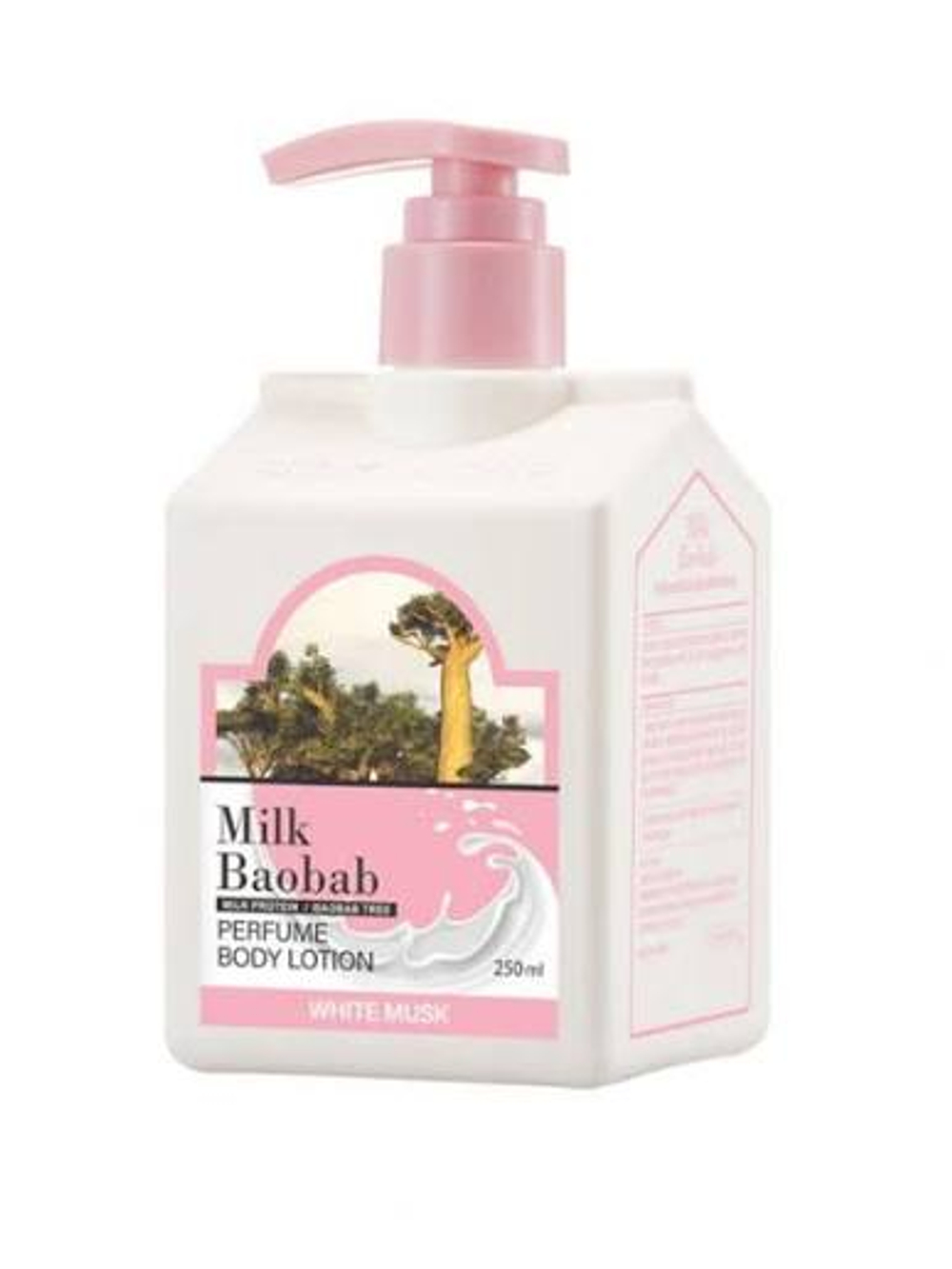 Лосьон для тела с ароматом белого мускуса MilkBaobab Perfume Body Lotion White Musk, 250 мл