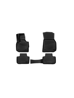 Коврики в салон для BMW X3, 2017-, (G01), SUV, (Европа), 4 шт. (полиуретан) ELEMENT3D0544210K