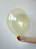 S Шар кристалл хрустальный 12" / 30 см  желтый Yellow (БГ-17)