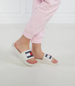 Шлепанцы TOMMY JEANS FLAG POOL SLD ESS Tommy Jeans - белый(EN0EN02115)
