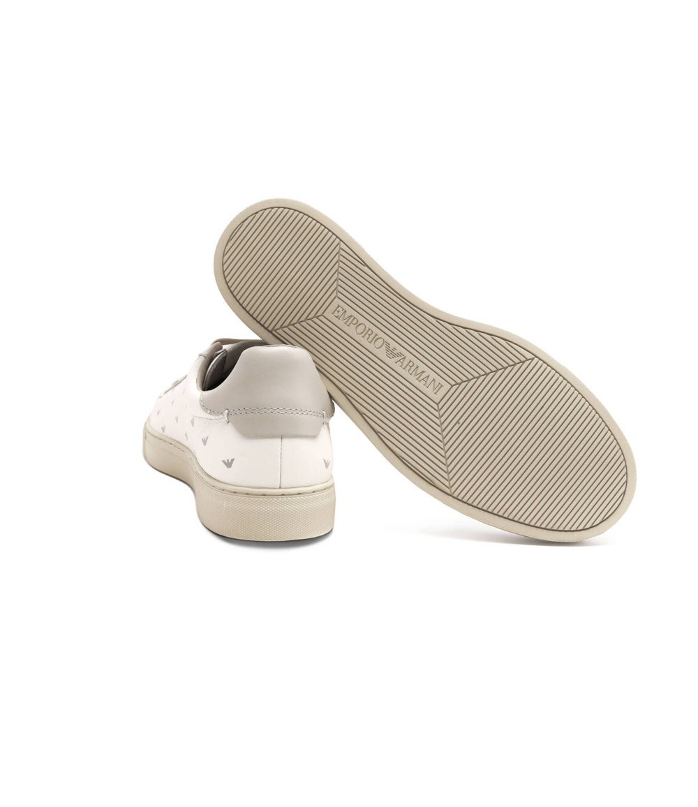 Кожаные кроссовки Emporio Armani - белый(X4X565 XM992)