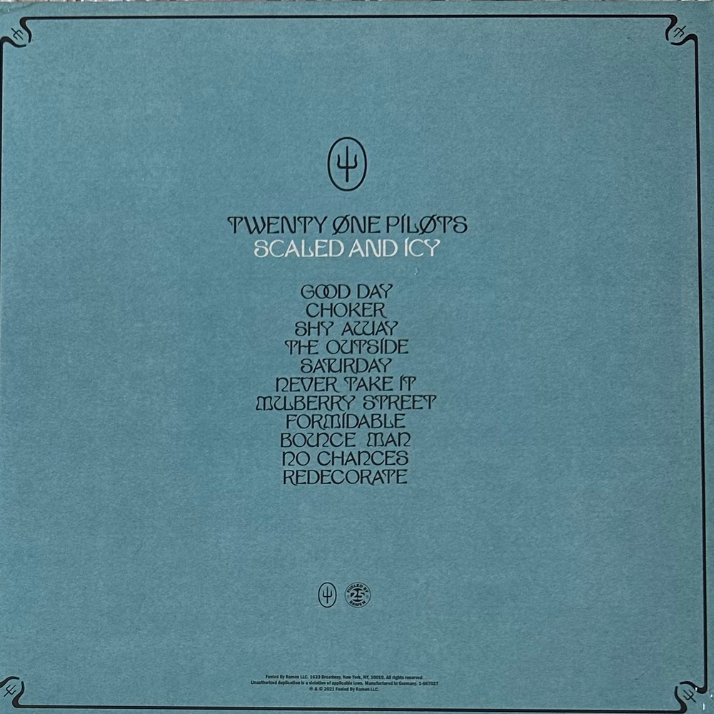 Twenty One Pilots - Scaled And Icy (Германия 2021г.)