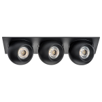 i537727272 Светильник INTERO LED 9W*3 850LM*3 24G ЧЕРНЫЙ 3000K (217537+217072+217072+217072)