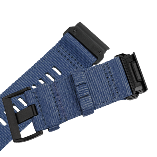 Ремешок QuickFit 26 мм для Garmin (циферблат 51мм) нейлоновый тактический (Синий)