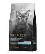 Сухой корм для кошек Premier Cat Sterilised стерилизованных и кастрированных котов лосось с индейкой 0,4кг