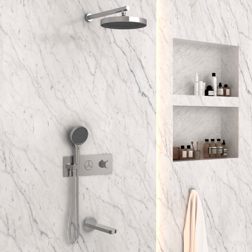 Душевой комплект Vincea Inspire VSFW-432TI3CH встраиваемый, хром