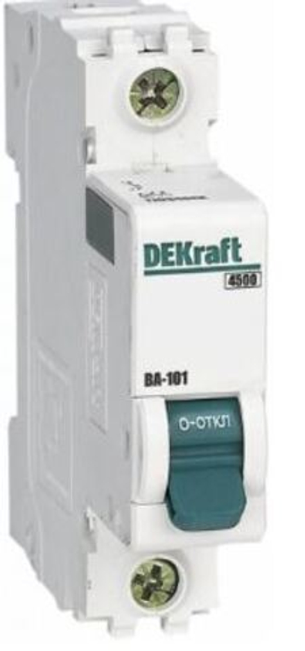 Автоматический выключатель DEKraft ВА101-1P-020A-C 11055DEK