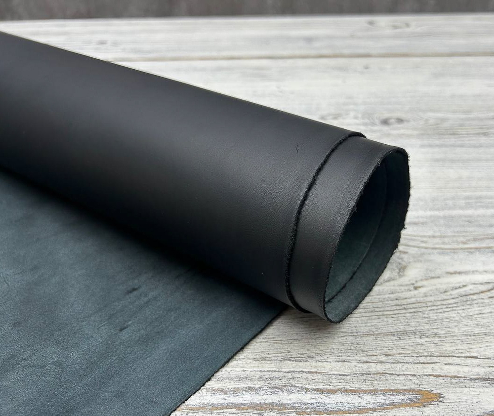 Talco Nero (1,2-1,4 мм), цв. Черный, натуральная кожа