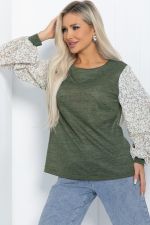 Джемпер Василиса (хаки) Б12250-30 LT Collection