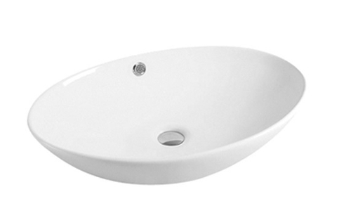 Раковина накладная ROVENO PC-8168 (63*41,5*16) белая PC-8168
