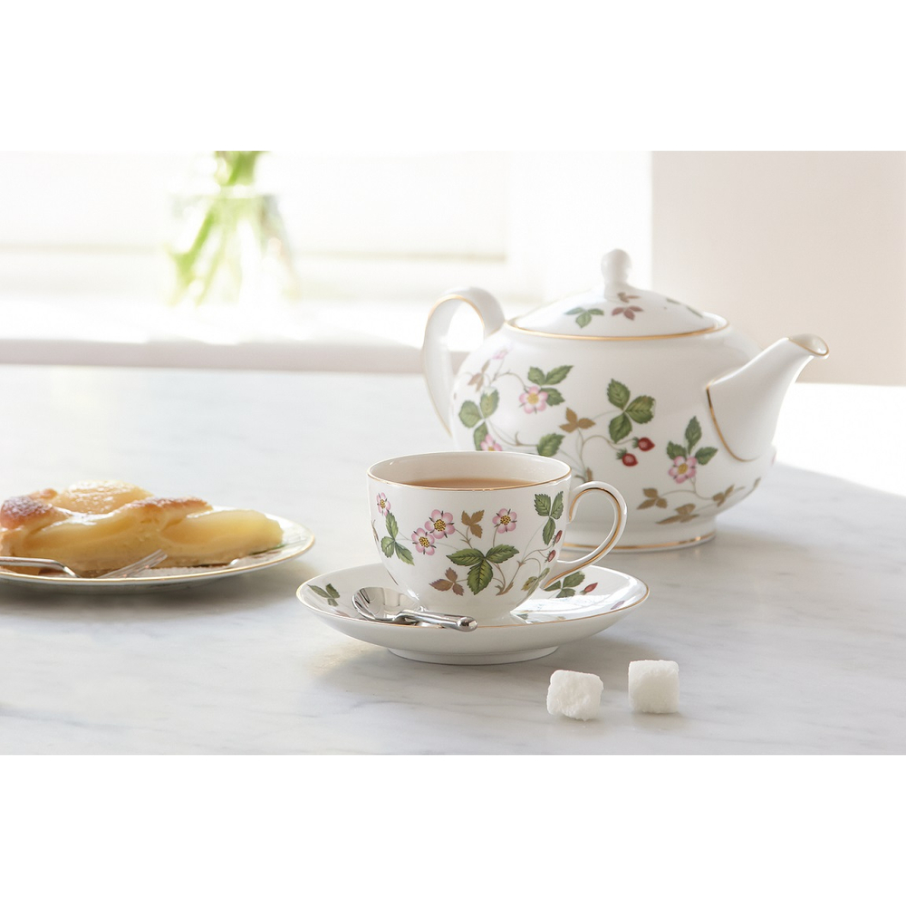 Wedgwood Чайная чашка с блюдцем Wild Strawberry 170 мл 1053289