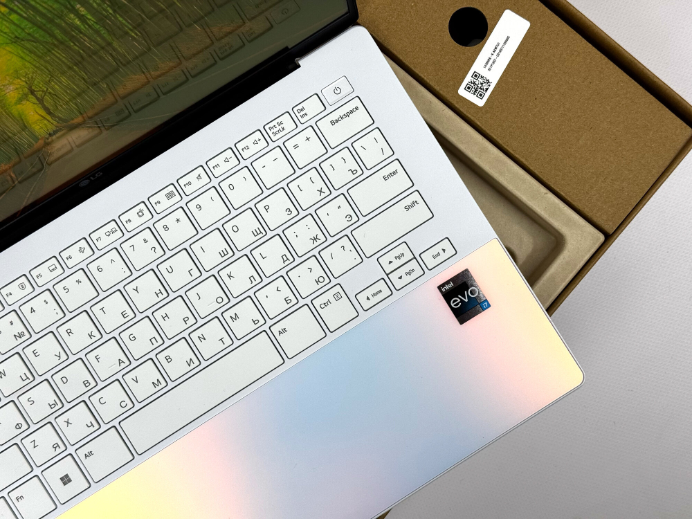 Ноутбук LG Gram Intel Core i7-1360P 16GB 512GB 2.8K 90Hz OLED Win11 Ru-En клавиатура