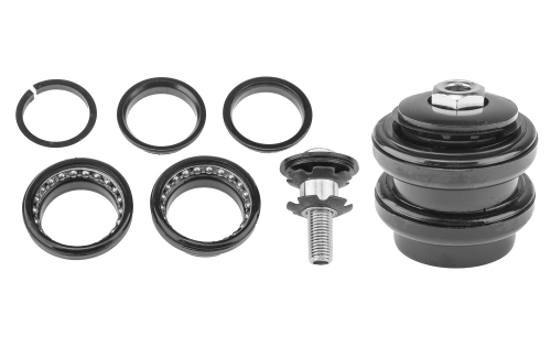 Детали рулевой колонки 1-1/8" безрезьбовая KL-B219 KENLI стальная чёрная