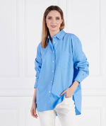 рубашка 1985 org co poplin overszd Tommy Hilfiger - голубой(WW0WW39198)