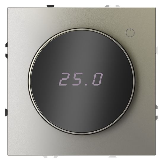 Терморегулятор электронный VOLTUM S70 с индикацией и датчиком, для теплого пола, (шелк)